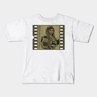 Kayden Carter-Vintage Film Strip Concept Kids T-Shirt